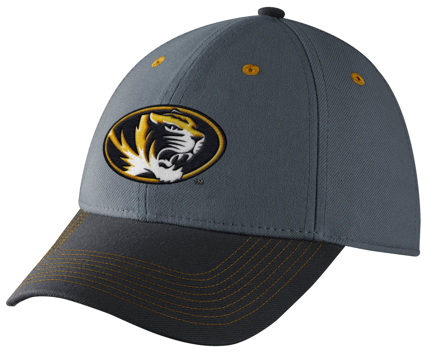 Nike Men's University of Missouri Dri-FIT Fan Seasonal Legacy 91 Swoosh Flex Cap