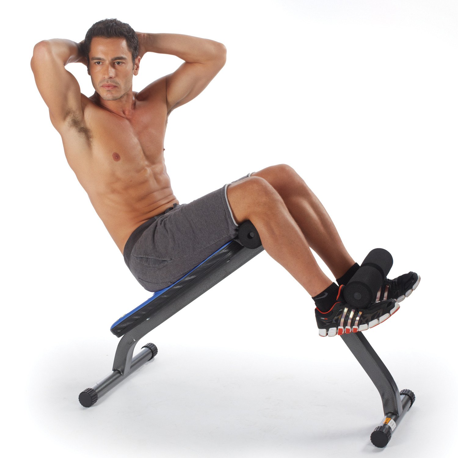 Pure Fitness Ab Crunch SitUp Bench Academy