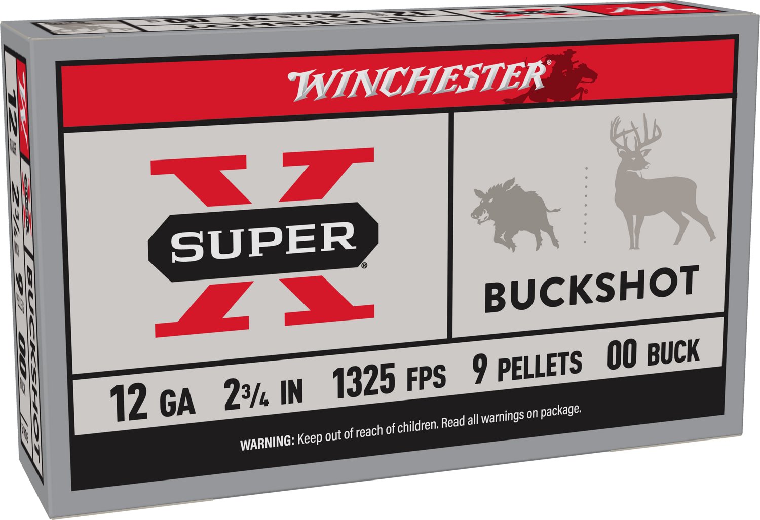 Winchester Super-X® Buckshot Load 12 Gauge Shotshells thumbnail