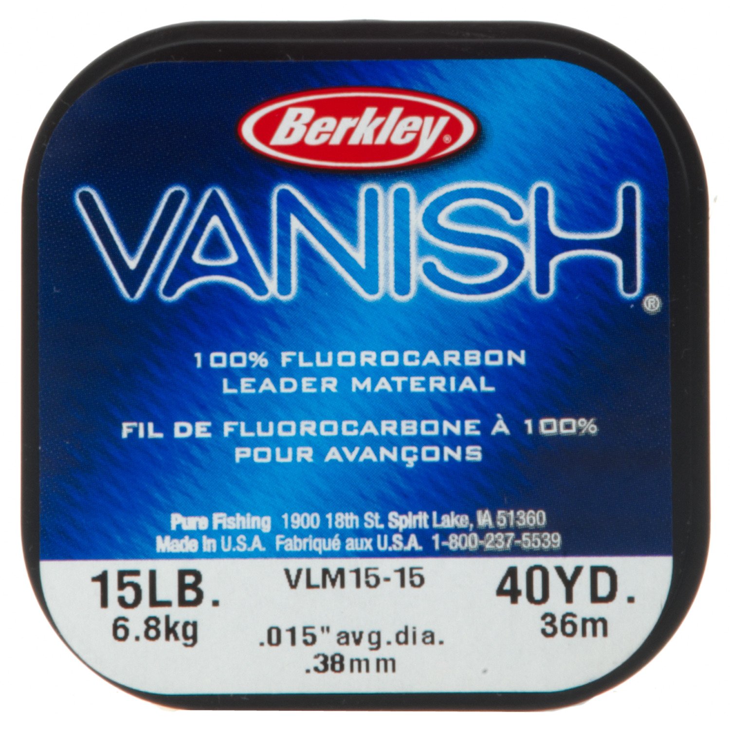 Berkley® Vanish® 15 lb. - 40 yards Fluorocarbon Leader Material