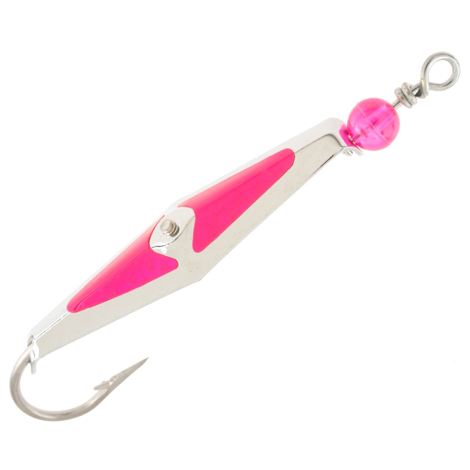 Clarkspoon Size 1 Stainless-Steel Hook with Metallic Flash