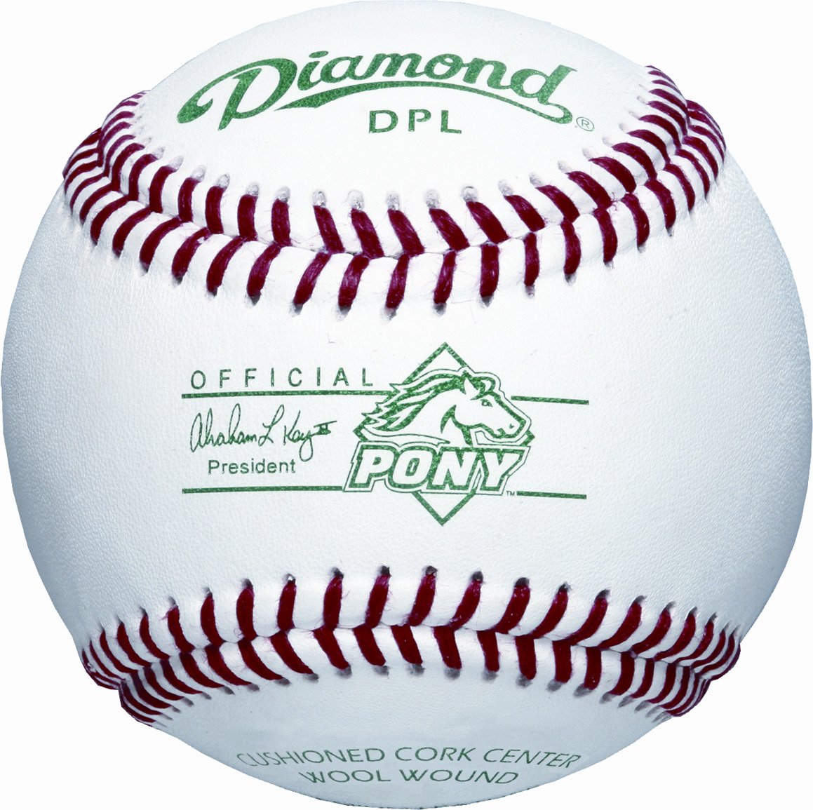 Diamond DPL Tournament Grade Pony League Baseballs 12-Pack