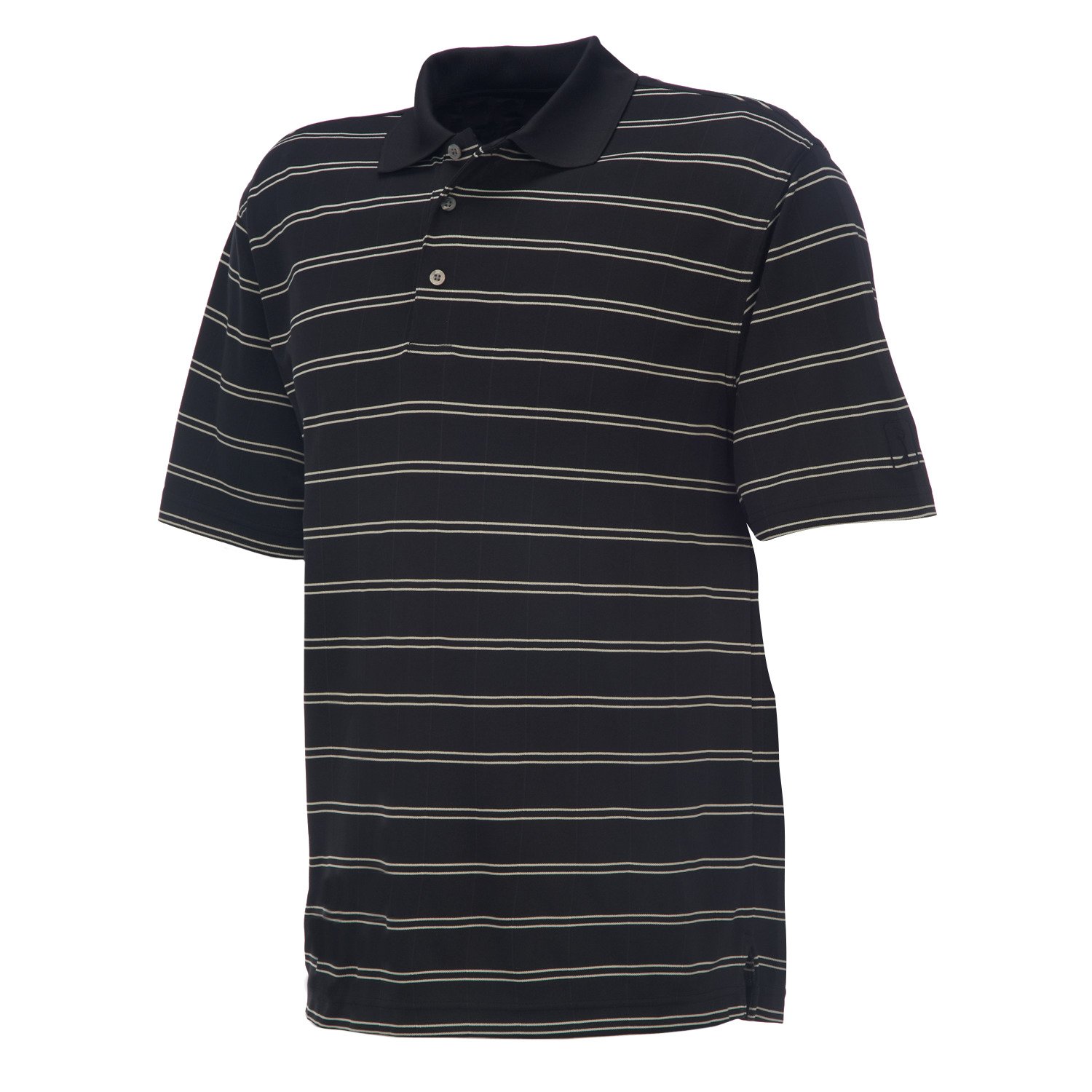 PGA Tour Men's Striped Golf Polo Shirt