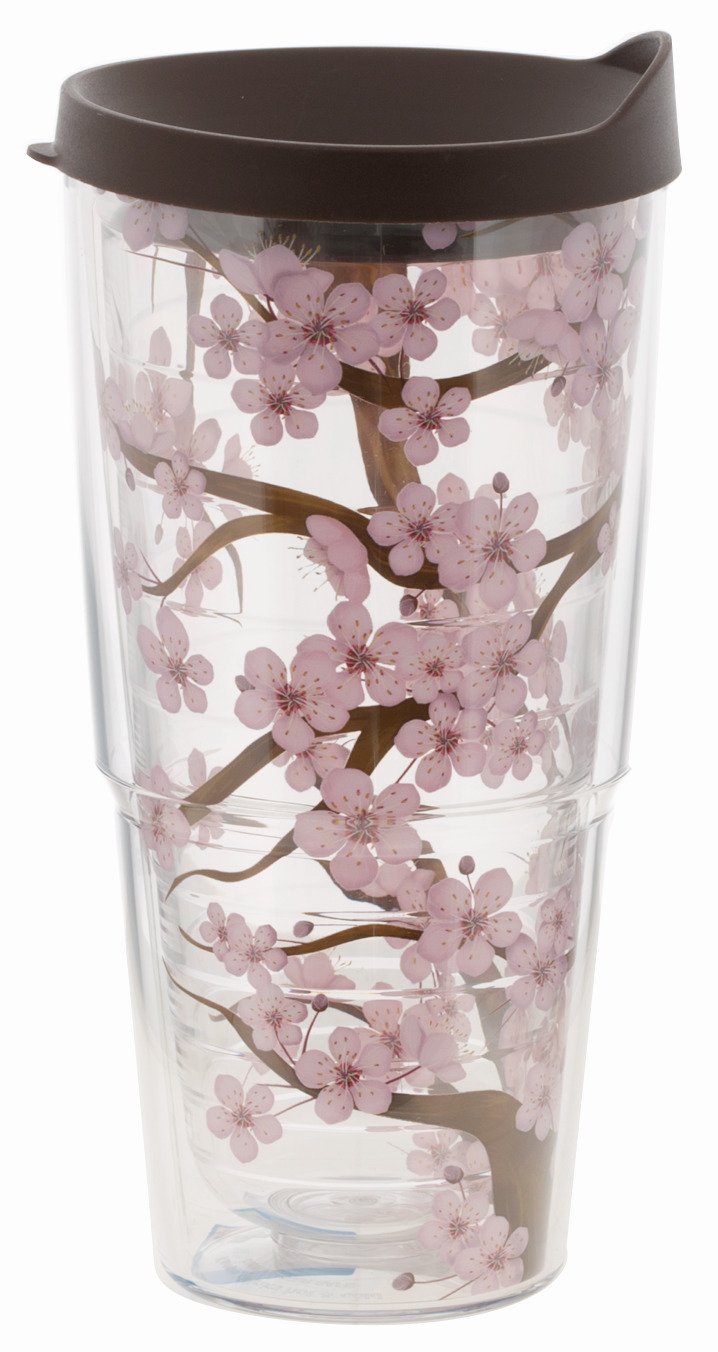 Tervis 24 oz. Cherry Blossom Wrap Tumbler with Lid thumbnail