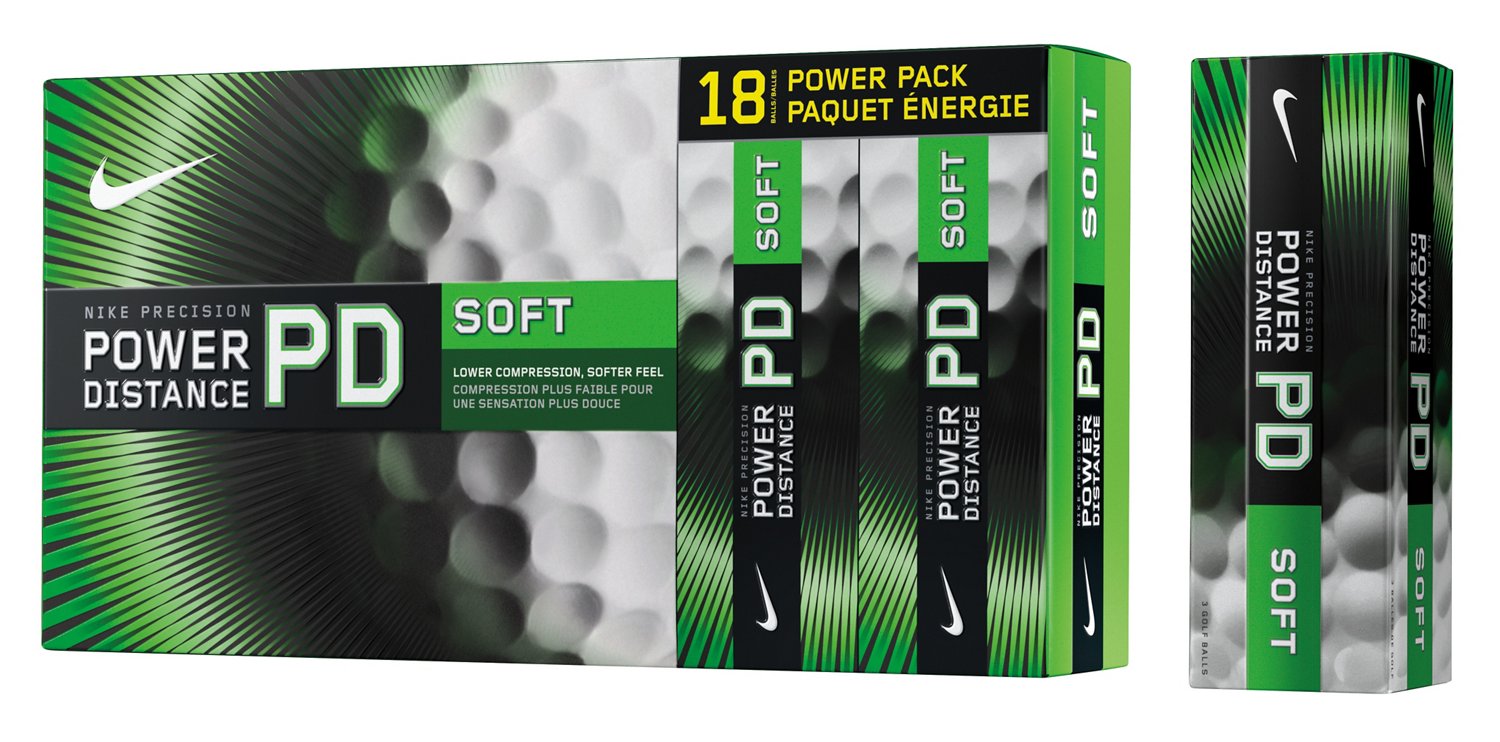 Nike Power Distance Soft Golf Balls 18-Pack thumbnail