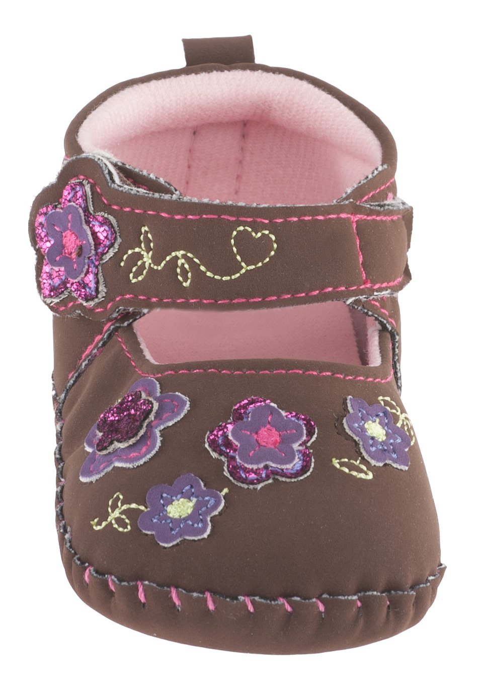 Rising Star Infant Girls' Mary Jane Crib Shoes thumbnail