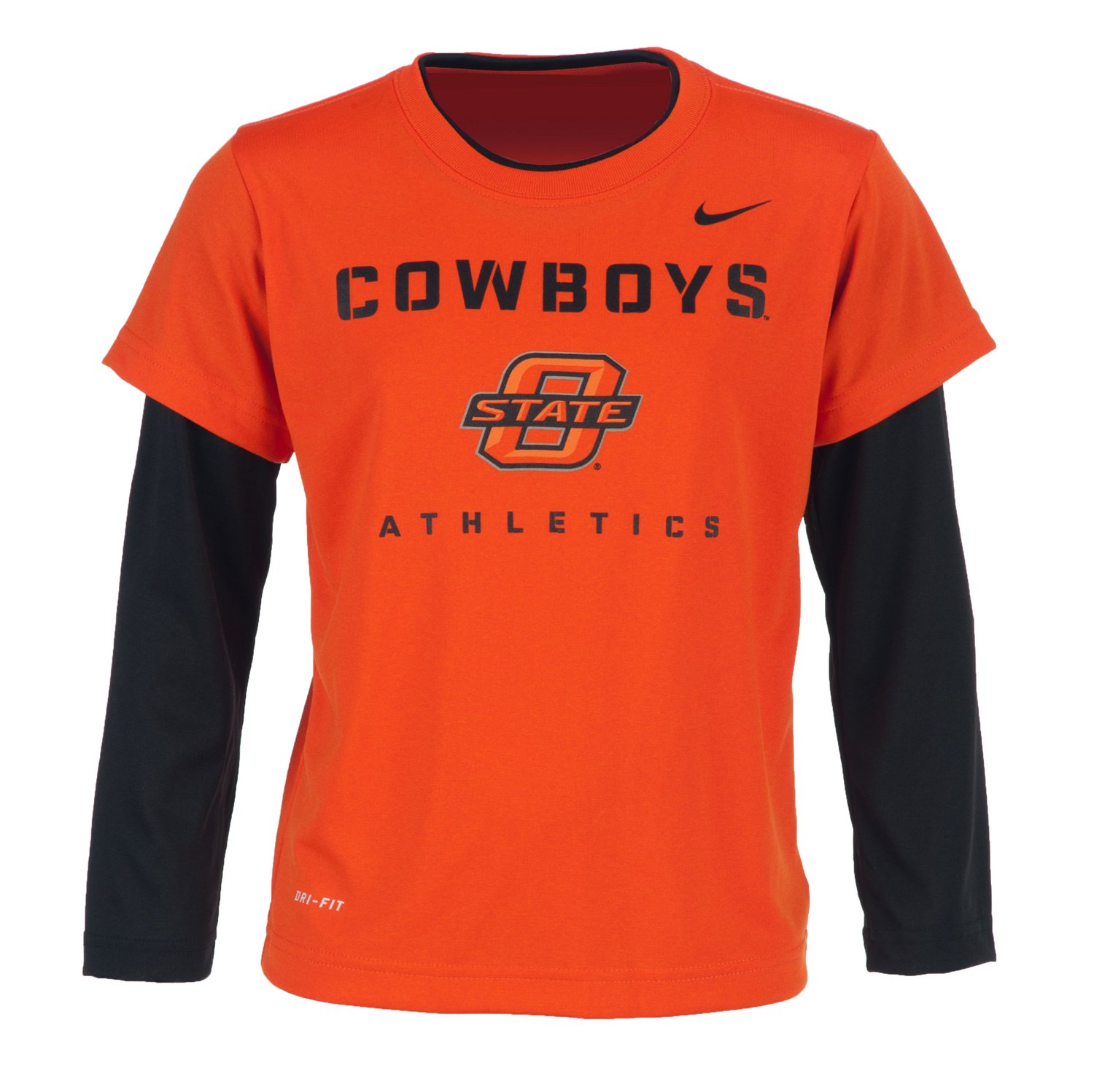 Nike Boys' Oklahoma State University 2-fer Dri-FIT T-shirt