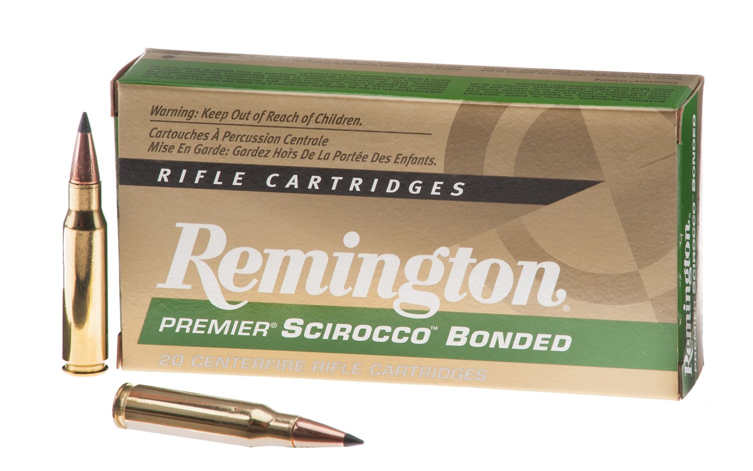 Remington Premier® Scirocco Bonded .308 Winchester 165-Grain Centerfire Rifle Ammunition