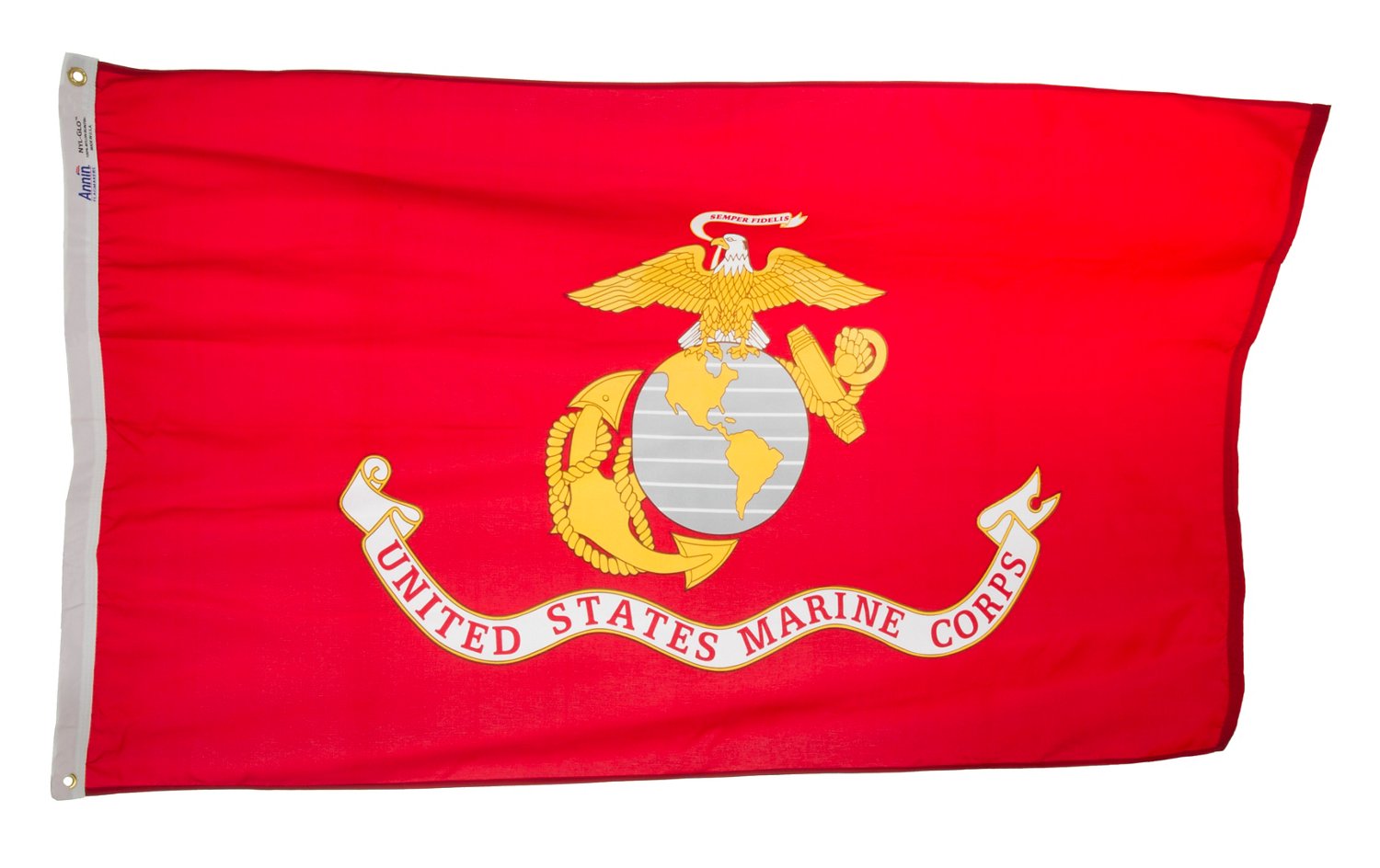 Annin & Co. Nyl-Glo 3' x 5' US Marine Corps Flag