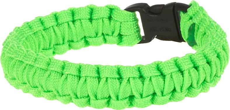 Bison Designs Side-Release Medium Green Coreless Paracord Bracelet