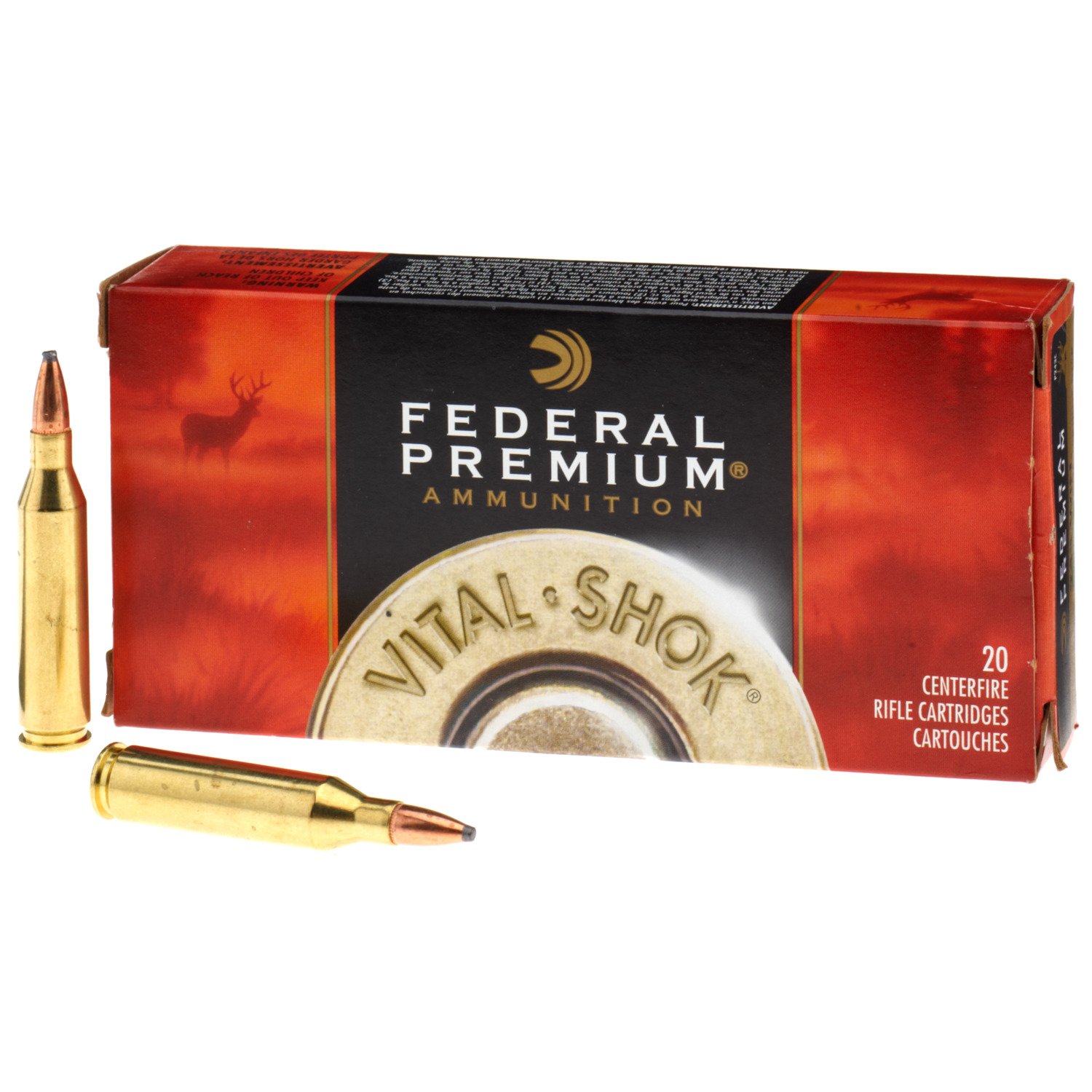 Federal Premium® Sierra® GameKing® .243 Winchester 100-Grain Rifle Ammunition