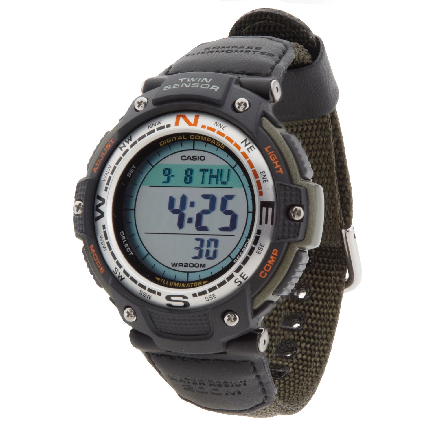 Casio Men's Digital Compass Twin Sensor Watch