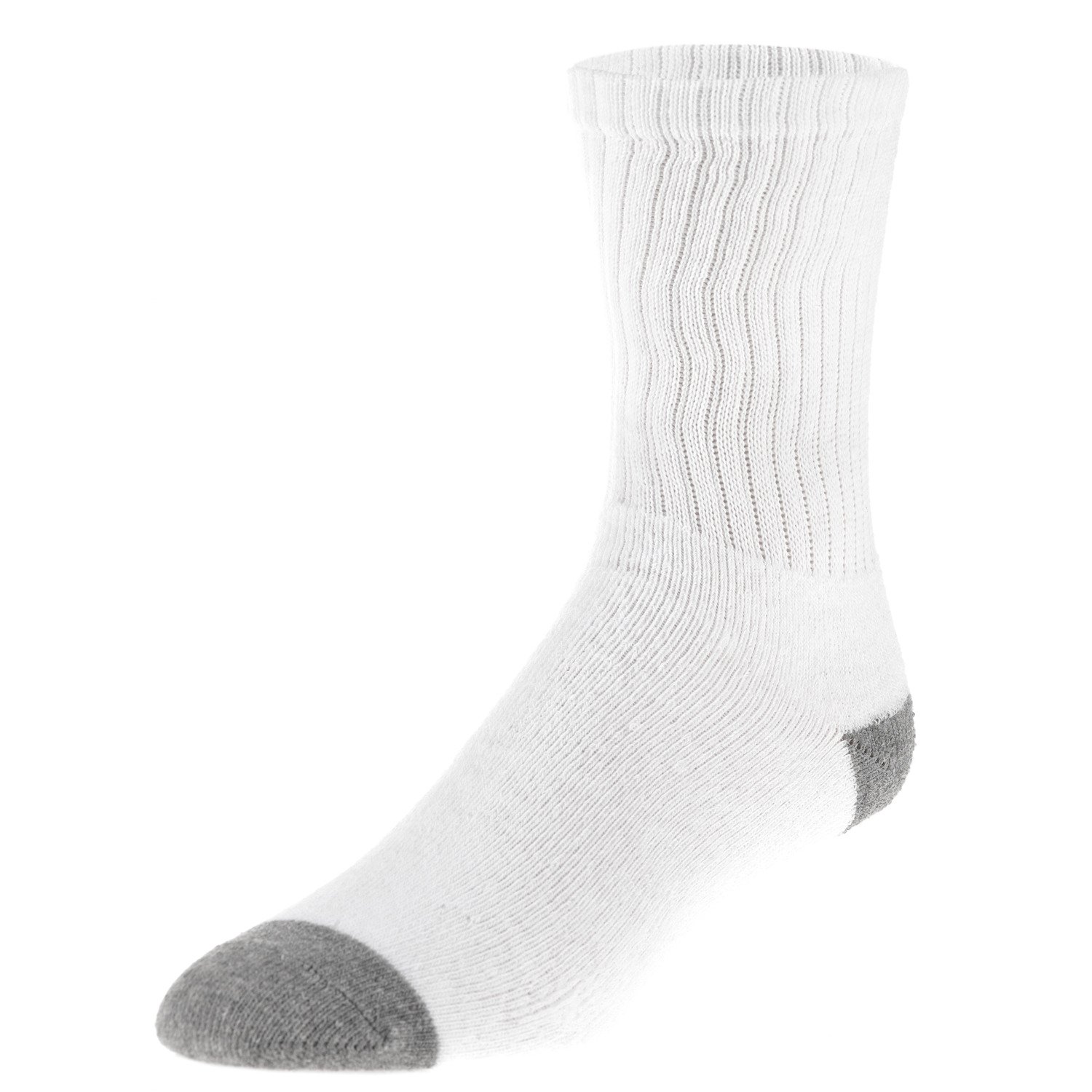 Tredz™ Adults' Crew White Socks 8-Pack thumbnail