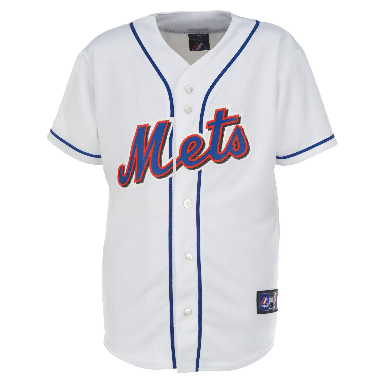 Majestic Kids' New York Mets Replica Home Baseball Jersey