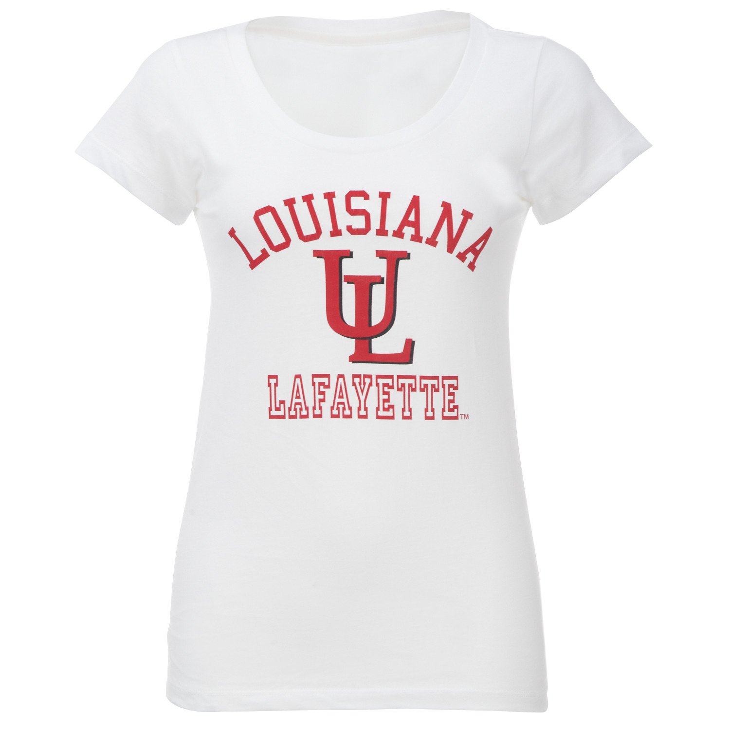 Colosseum Athletics Women's University of Louisiana at Lafayette Draw Scoop Neck T-shirt
