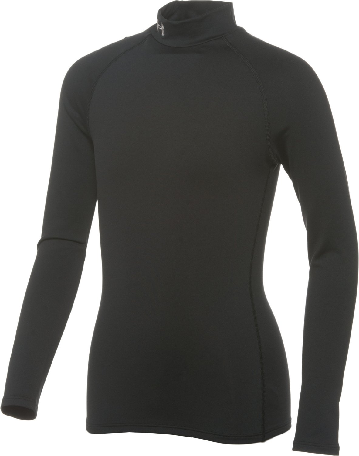 Under Armour® Girls' ColdGear® Fitted Mock Neck Shirt