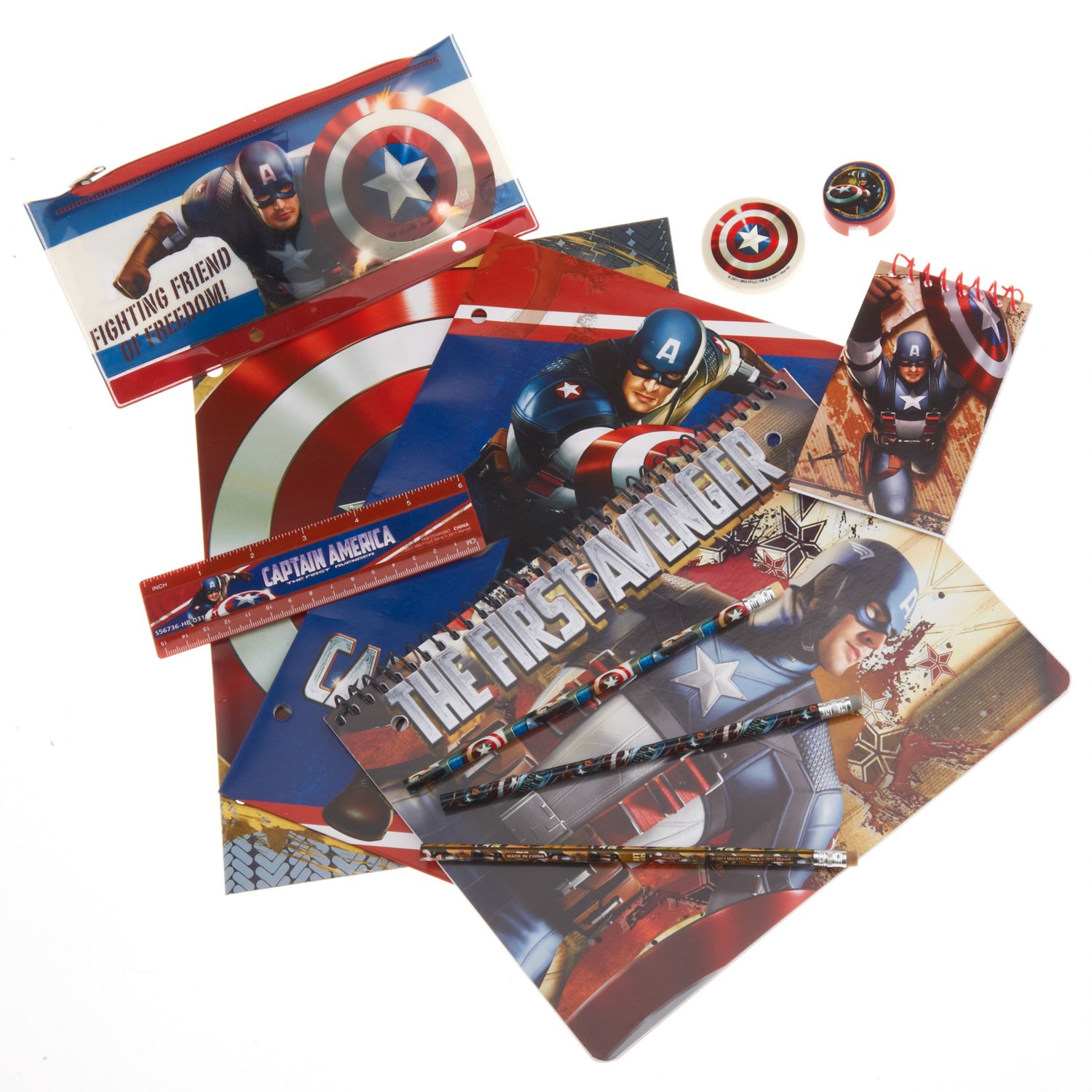 Captain America Boys' 11-Piece Activity Set