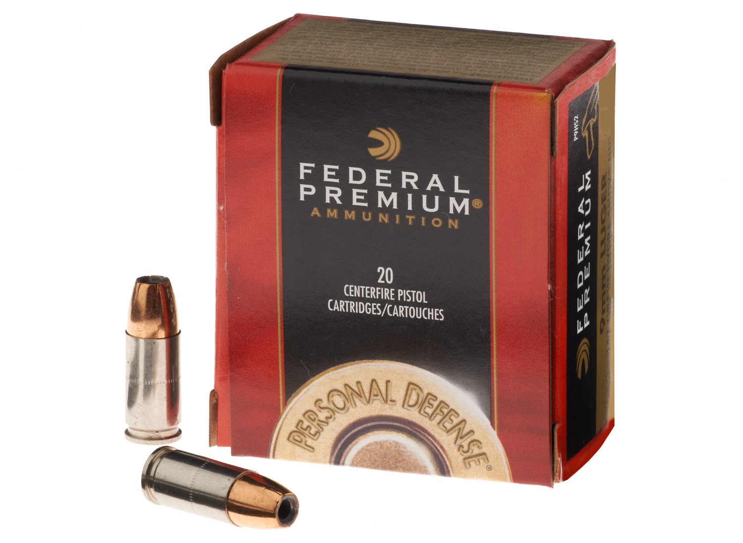 Federal Premium® Ammunition 9mm Luger 147-Grain Hydra-Shok® JHP Handgun Ammunition