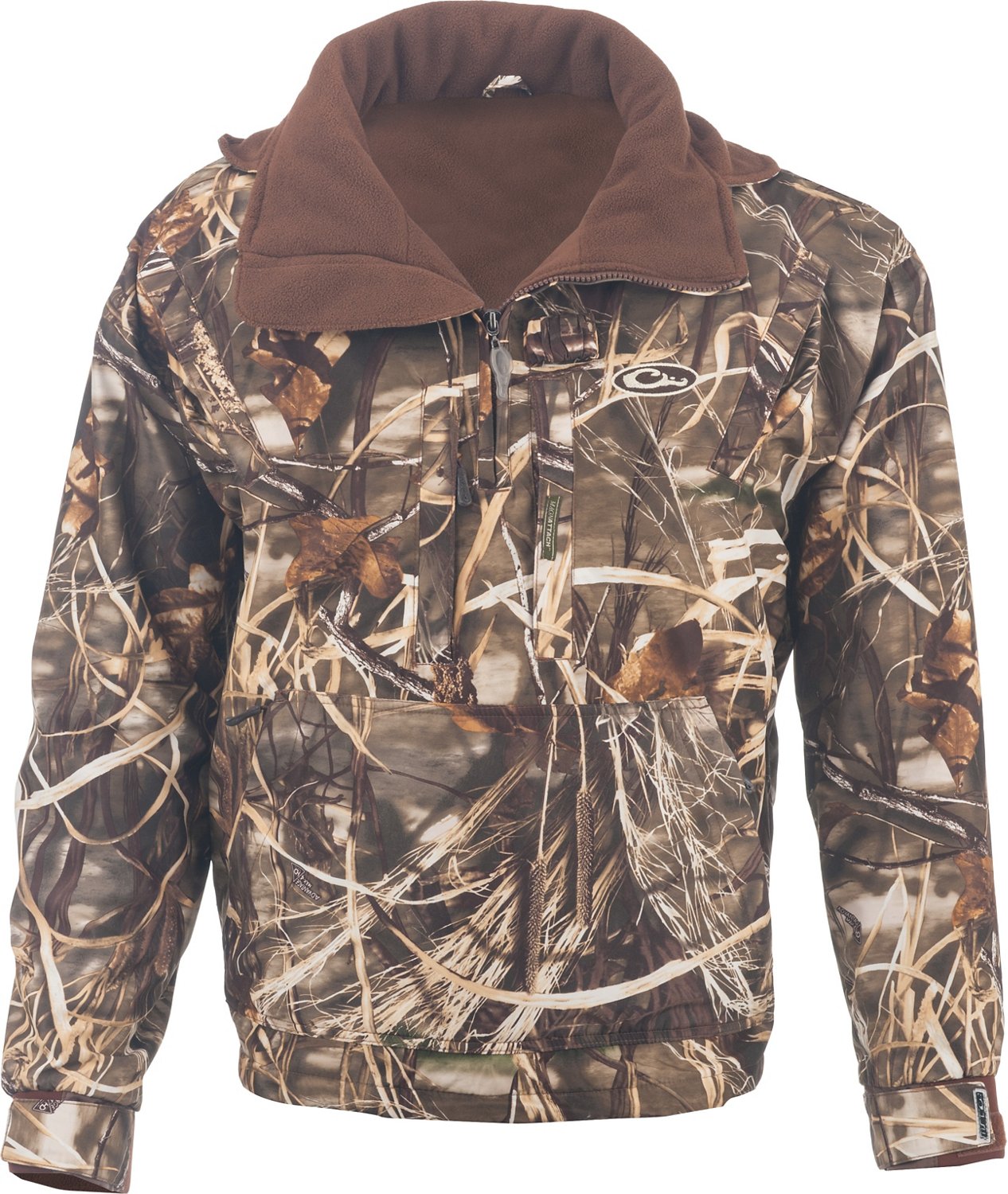 Drake Men's MST Advantage Max-4 HD Camo Fleece Pullover thumbnail