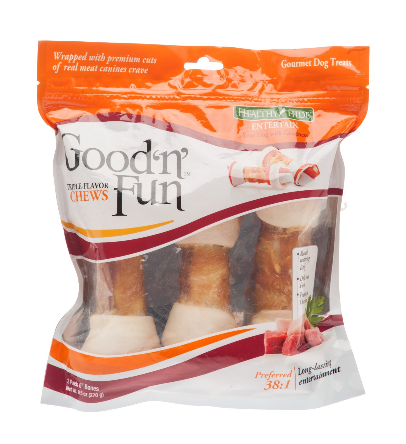 Healthy Hide Good 'n' Fun Triple Flavor 6