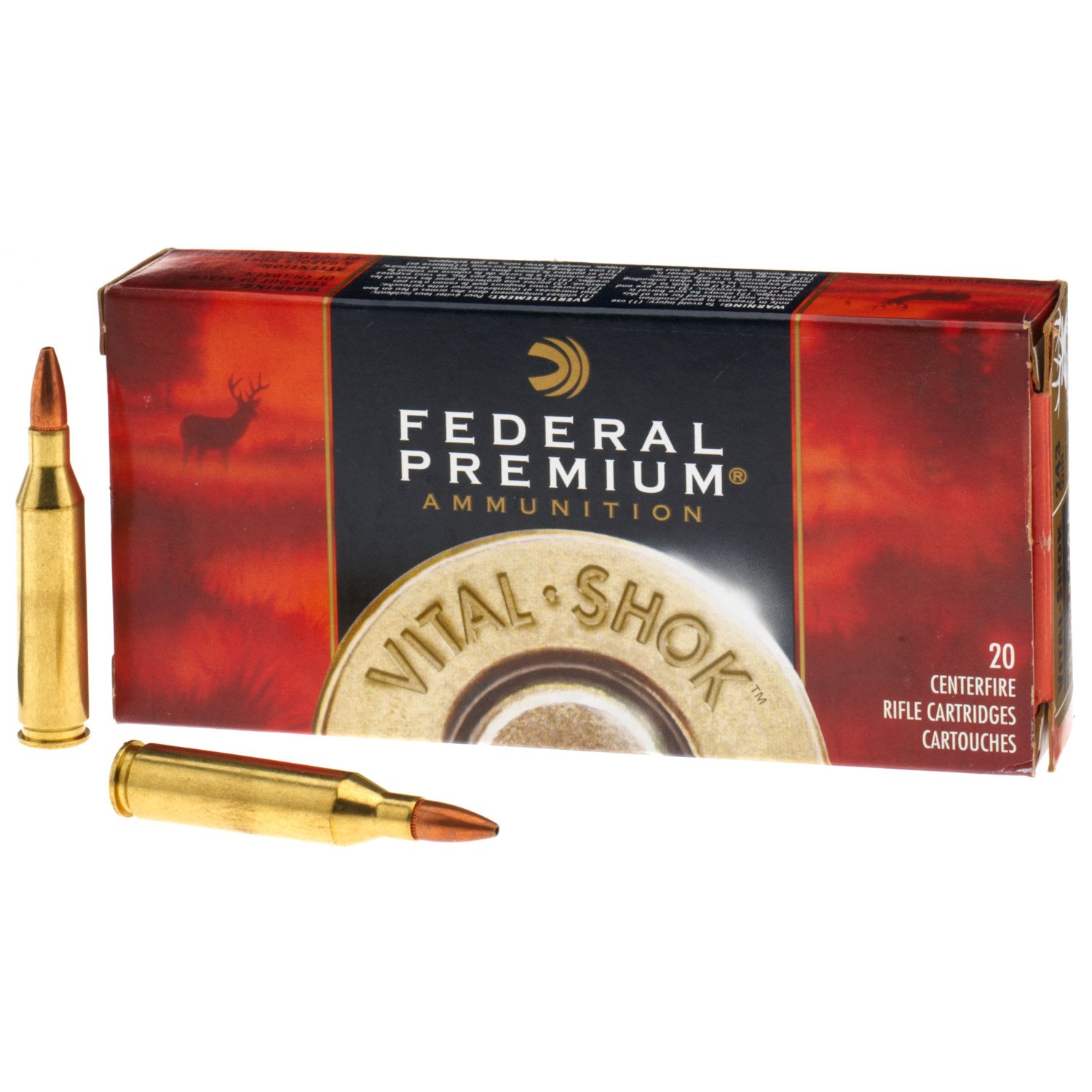 Federal Premium® Sierra® GameKing® .243 Winchester 85-Grain Rifle Ammunition
