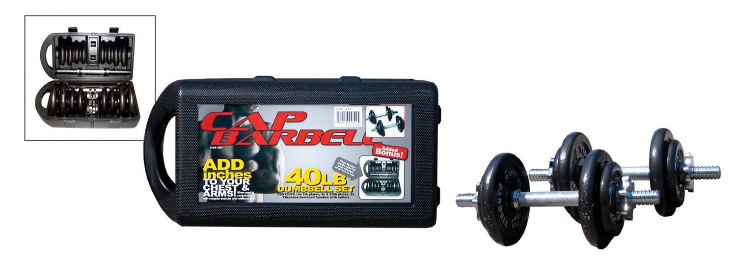 CAP Barbell 40 lb. Dumbbell Set