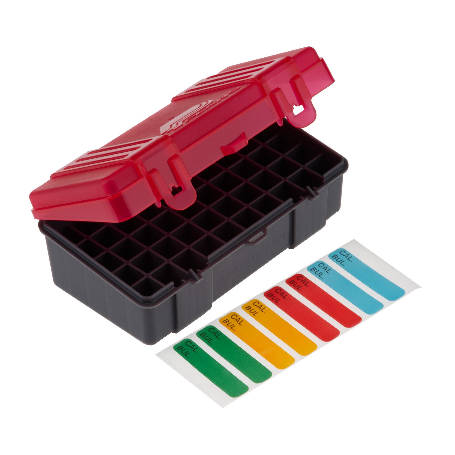 Plano® 50-Count Handgun Ammo Case for .41 Magnum, .44 Magnum and .45 Long Colt Bullets