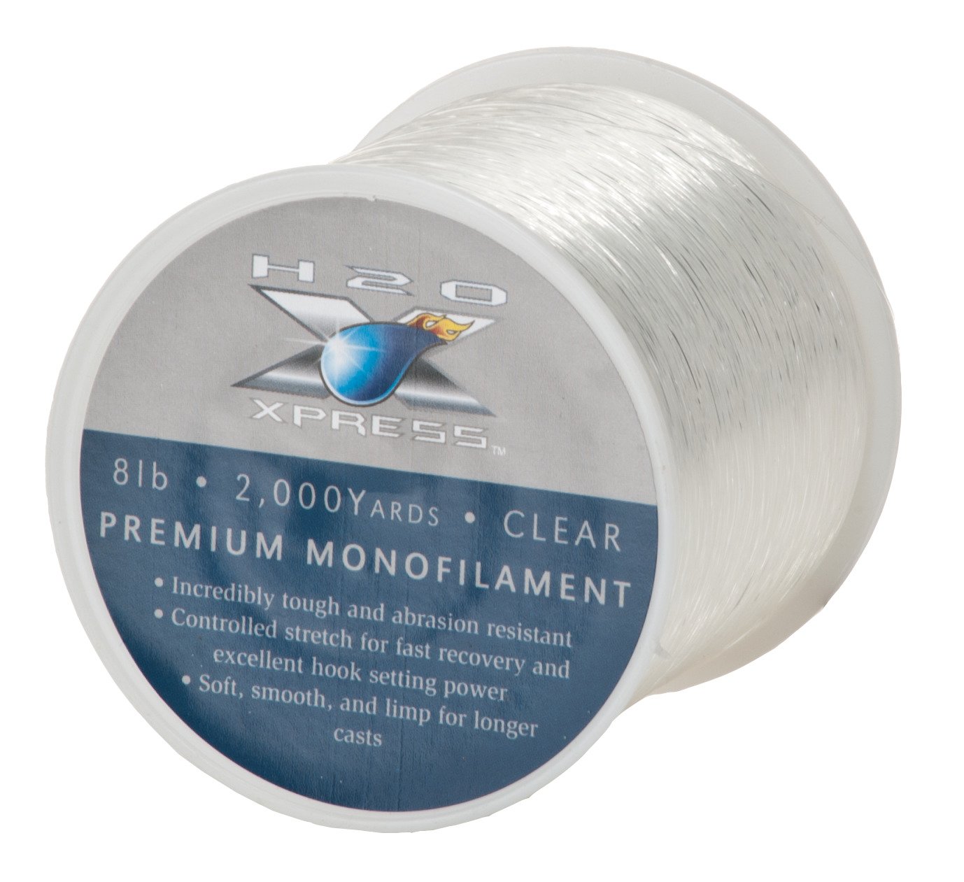 H2O XPRESS™ 8 lb. - 2,000 yds. Premium Monofilament Fishing Line