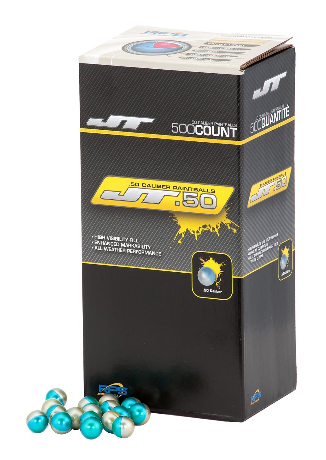 JT Sports .50 Caliber Paintballs 500-Pack thumbnail