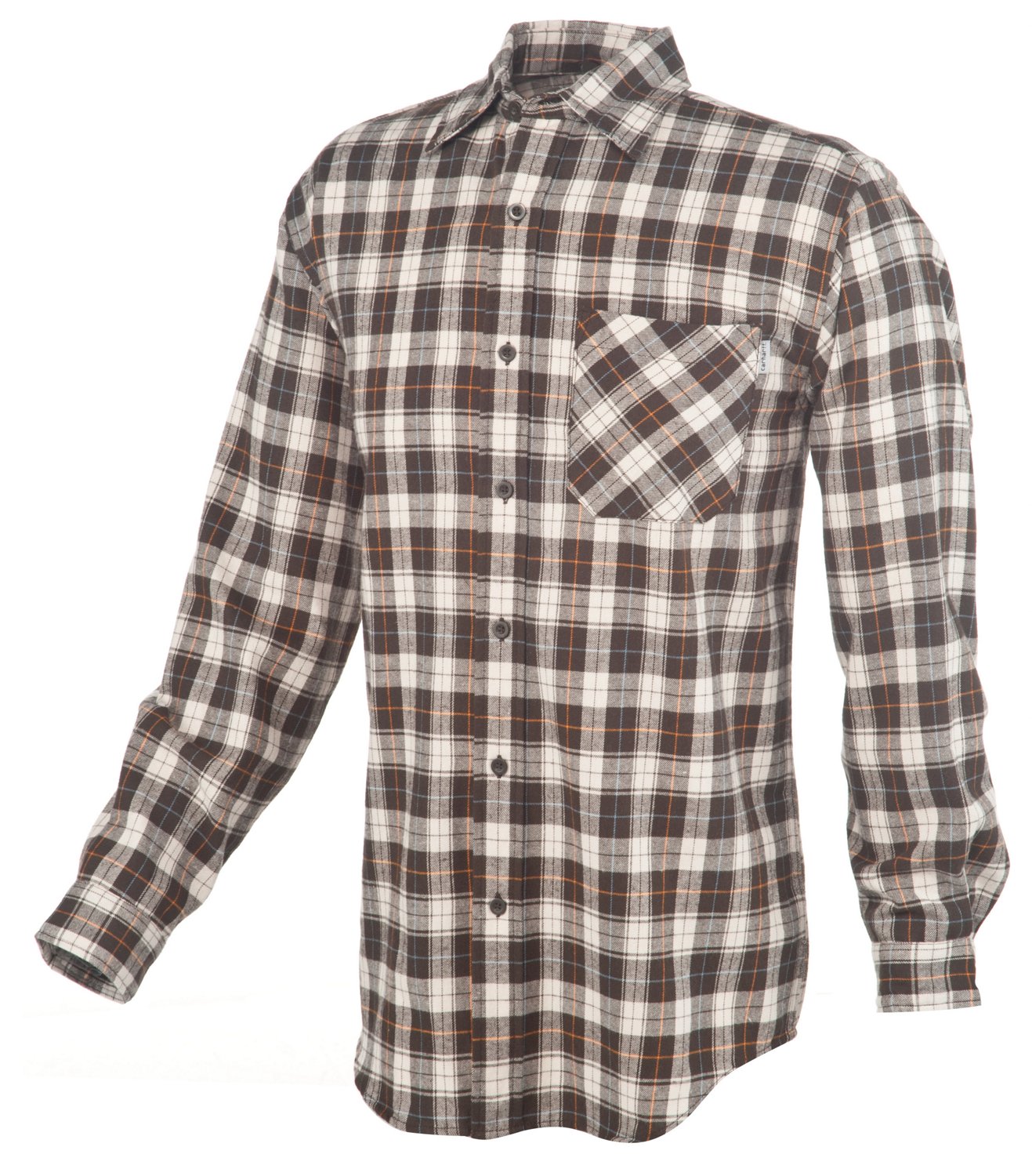 Carhartt Men's Long Sleeve Flannel Plaid Shirt