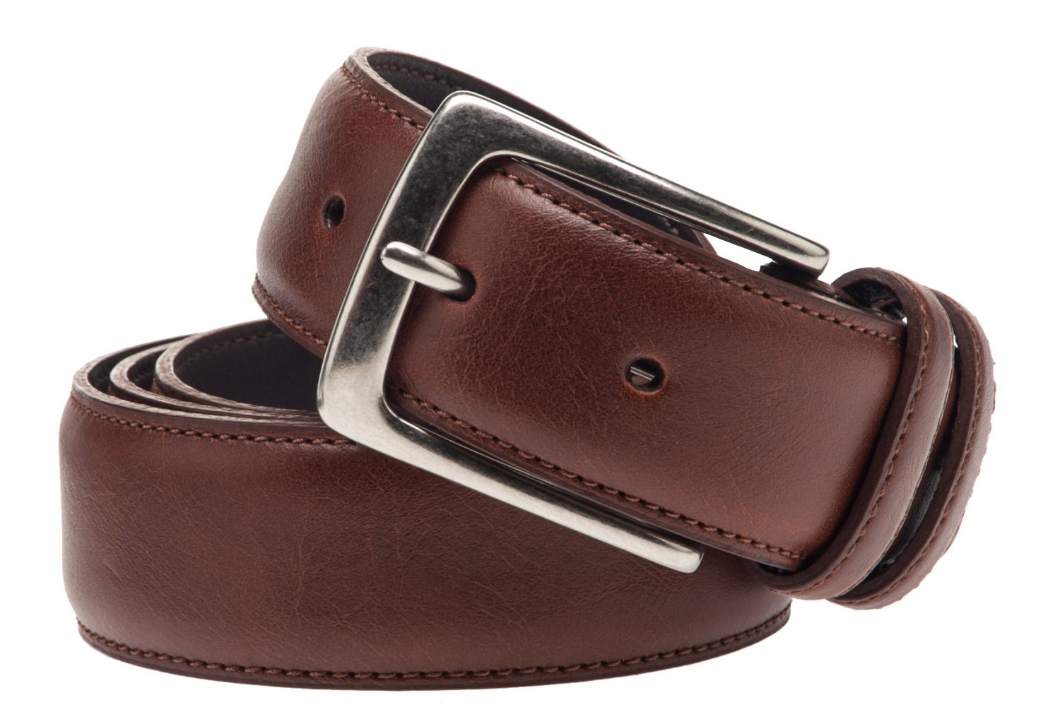 Magellan Outdoors Men's Double Loop Leather Belt