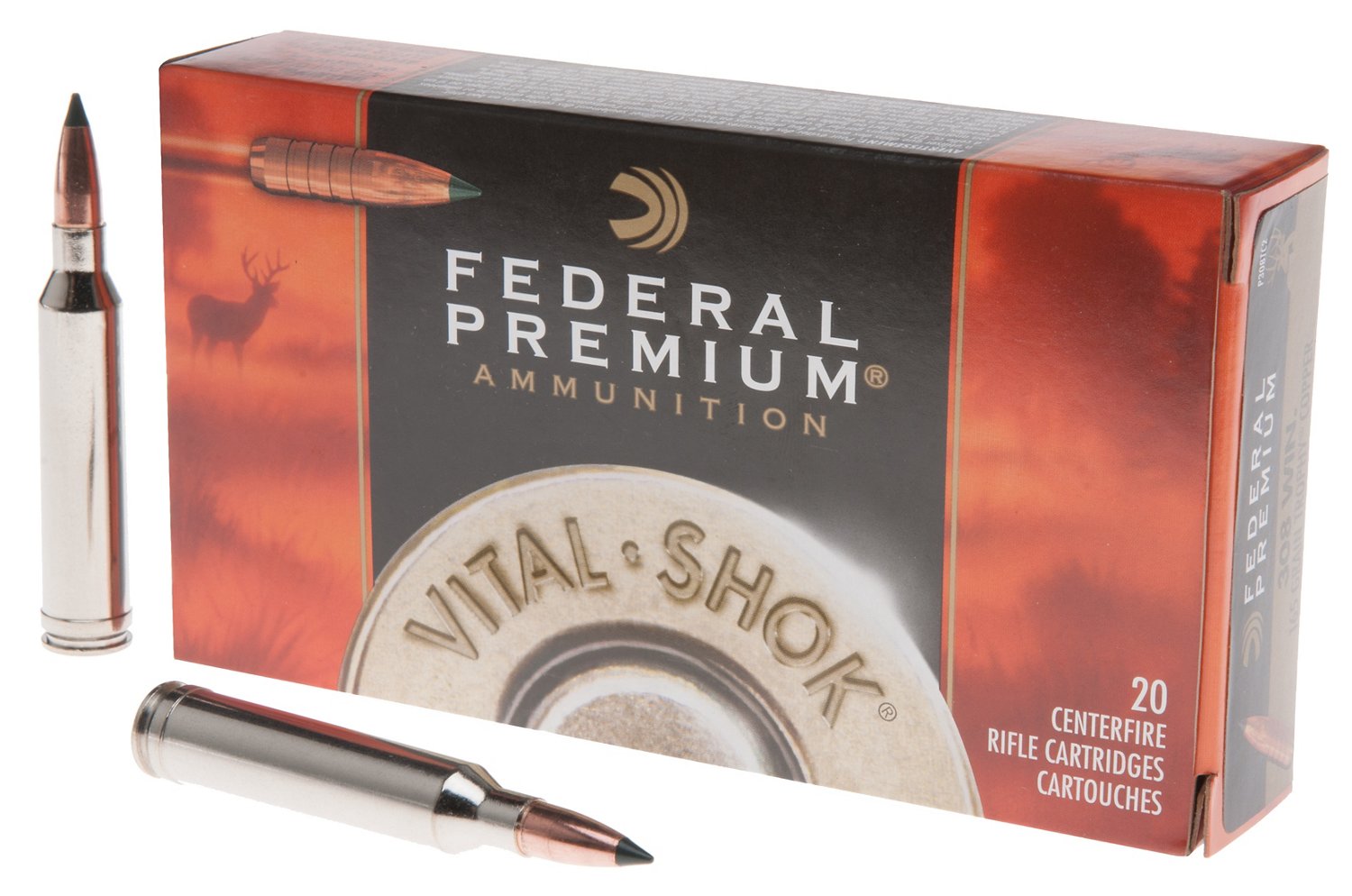 Federal Premium® Vital-Shok® Trophy Copper 7mm Rem. 140-Grain Centerfire Rifle Ammunition