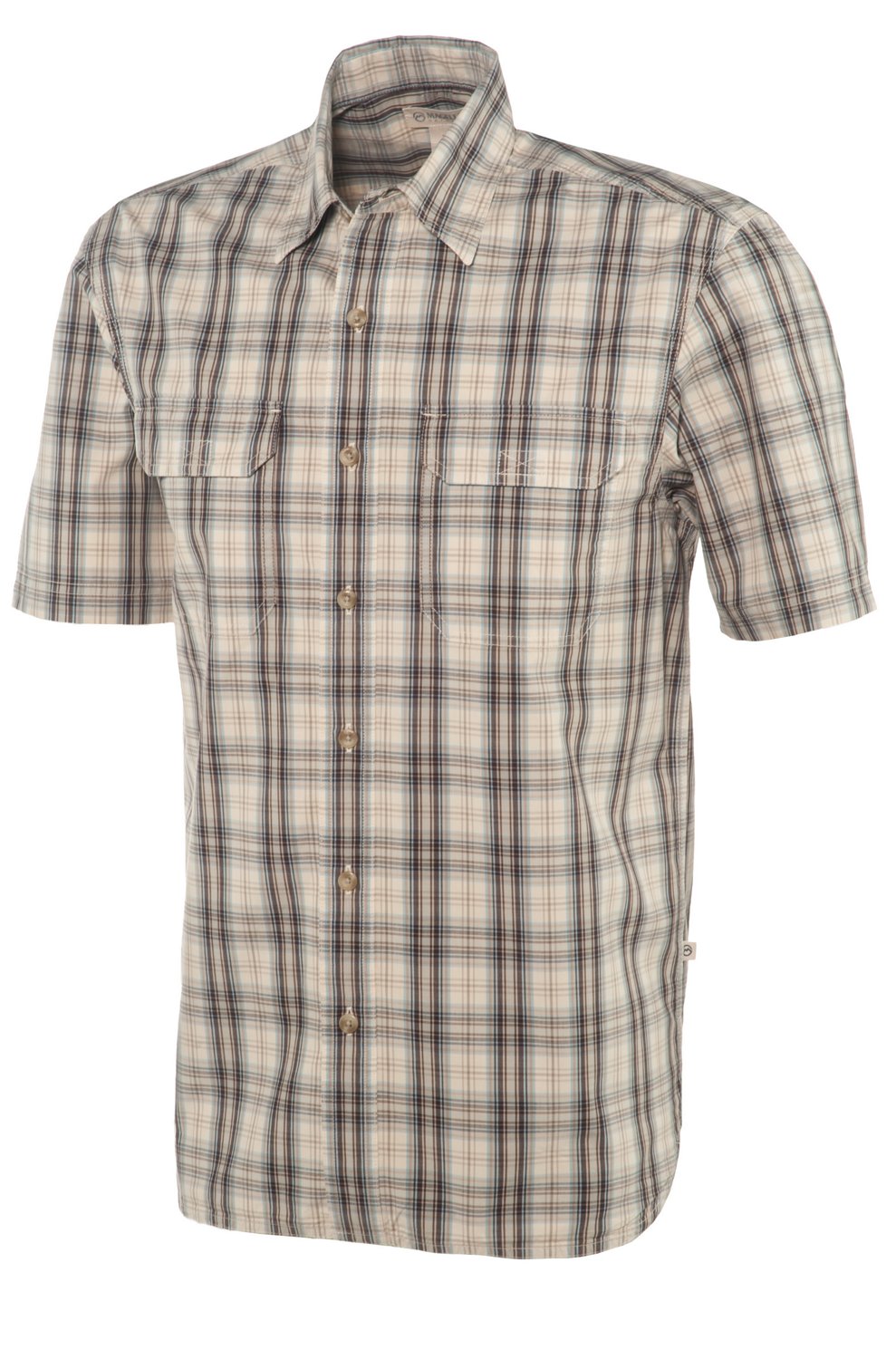 Magellan Outdoors Men's Short Sleeve Plaid Poplin Shirt