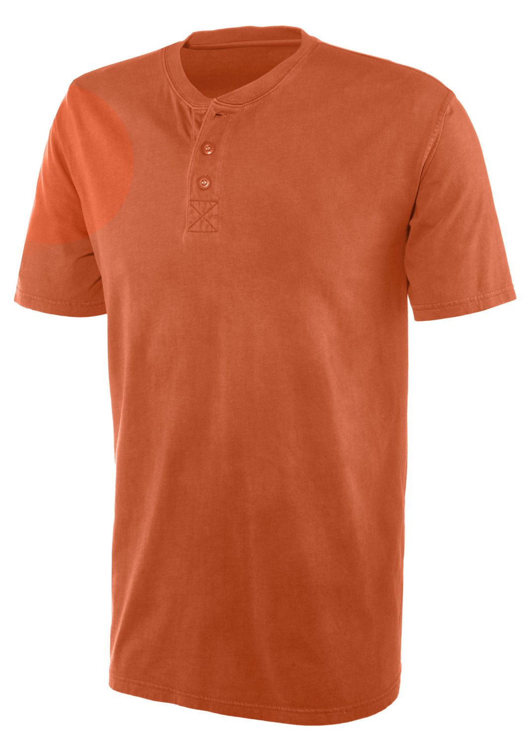 Magellan Outdoors Men's Pigment-Dyed Short Sleeve Henley T-shirt