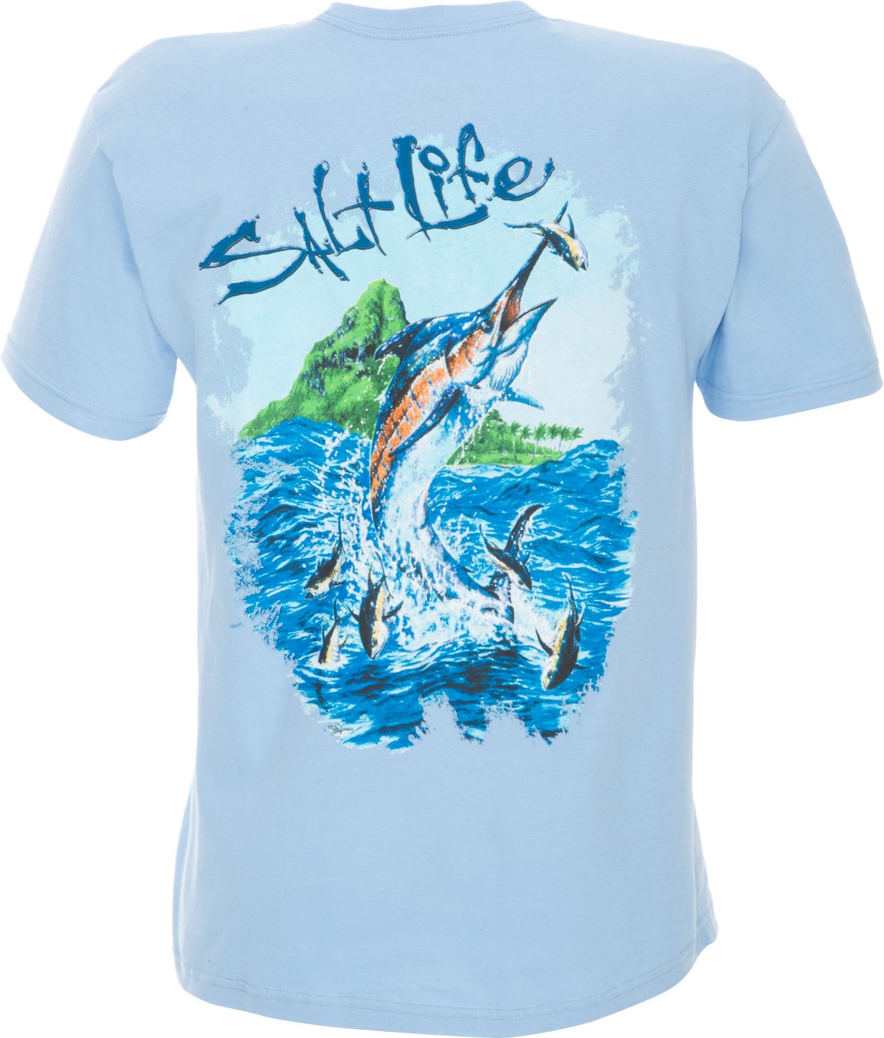 Salt Life Men's Aloha Marlin Short Sleeve T-shirt