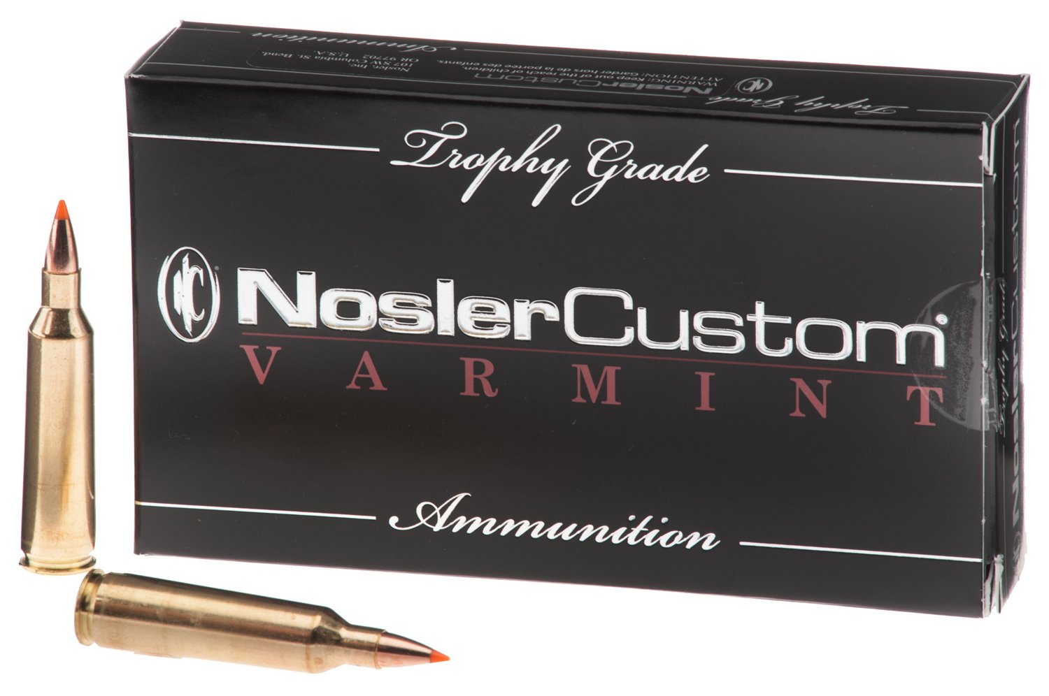 Nosler .22-250 Remington 55-Grain Centerfire Rifle Ammunition