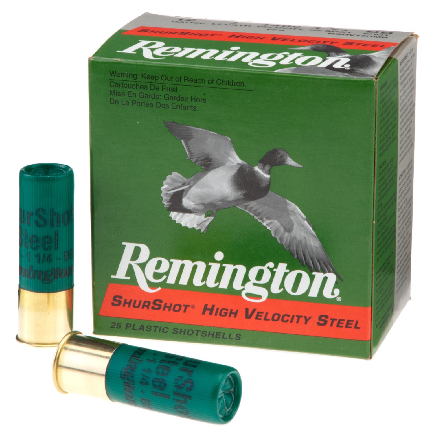 Remington ShurShot 12 Gauge 3" BB High Velocity Steel Shotshells thumbnail