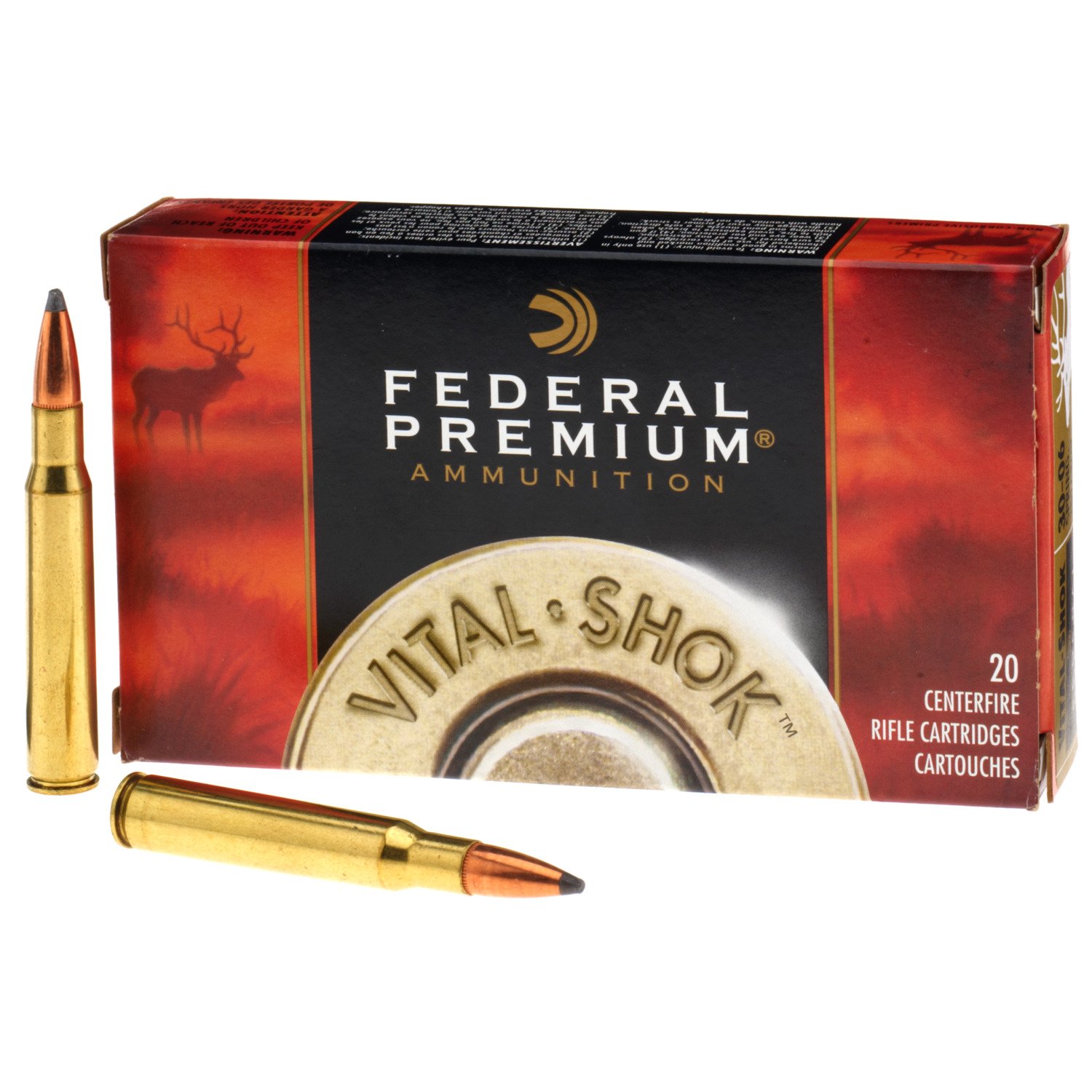 Federal Premium® Nosler® Partition® .30-06 Springfield 180-Grain Rifle Ammunition