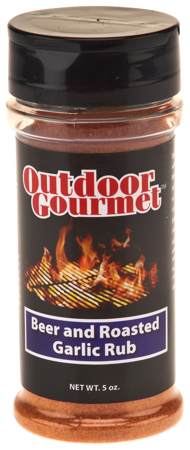 Outdoor Gourmet Beer and Roasted Garlic Seasoning Rub
