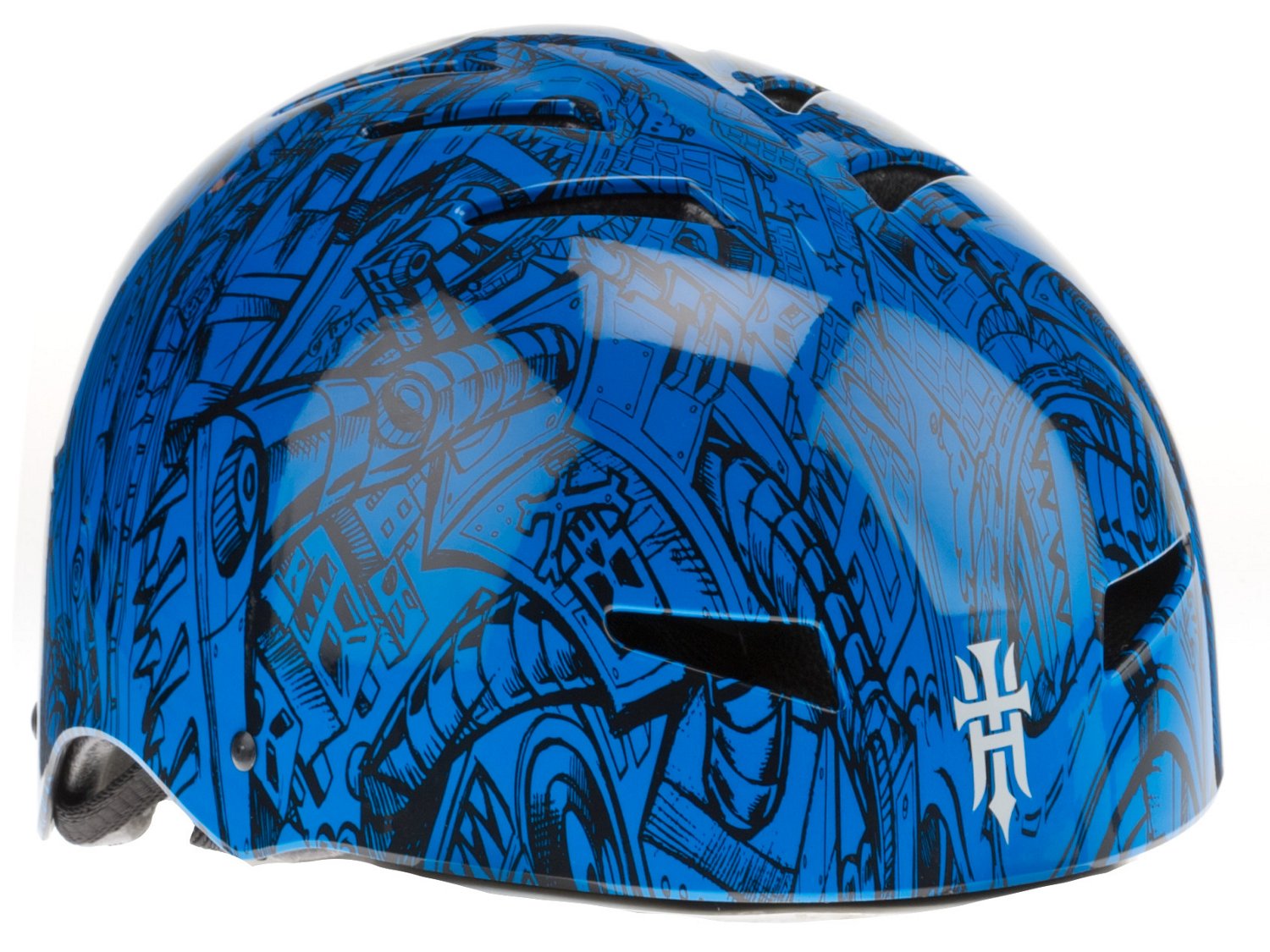 Bell Juniors' Tony Hawk Blue Skull Helmet thumbnail