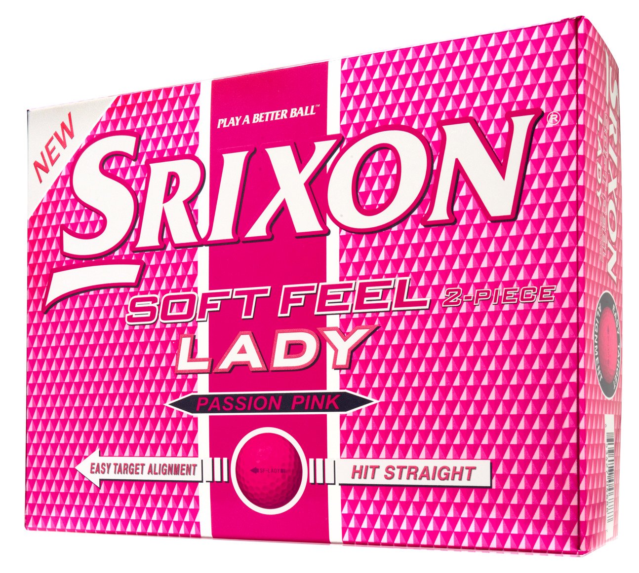 SRIXON® Women's Soft Feel Passion Pink Golf Balls 12-Pack