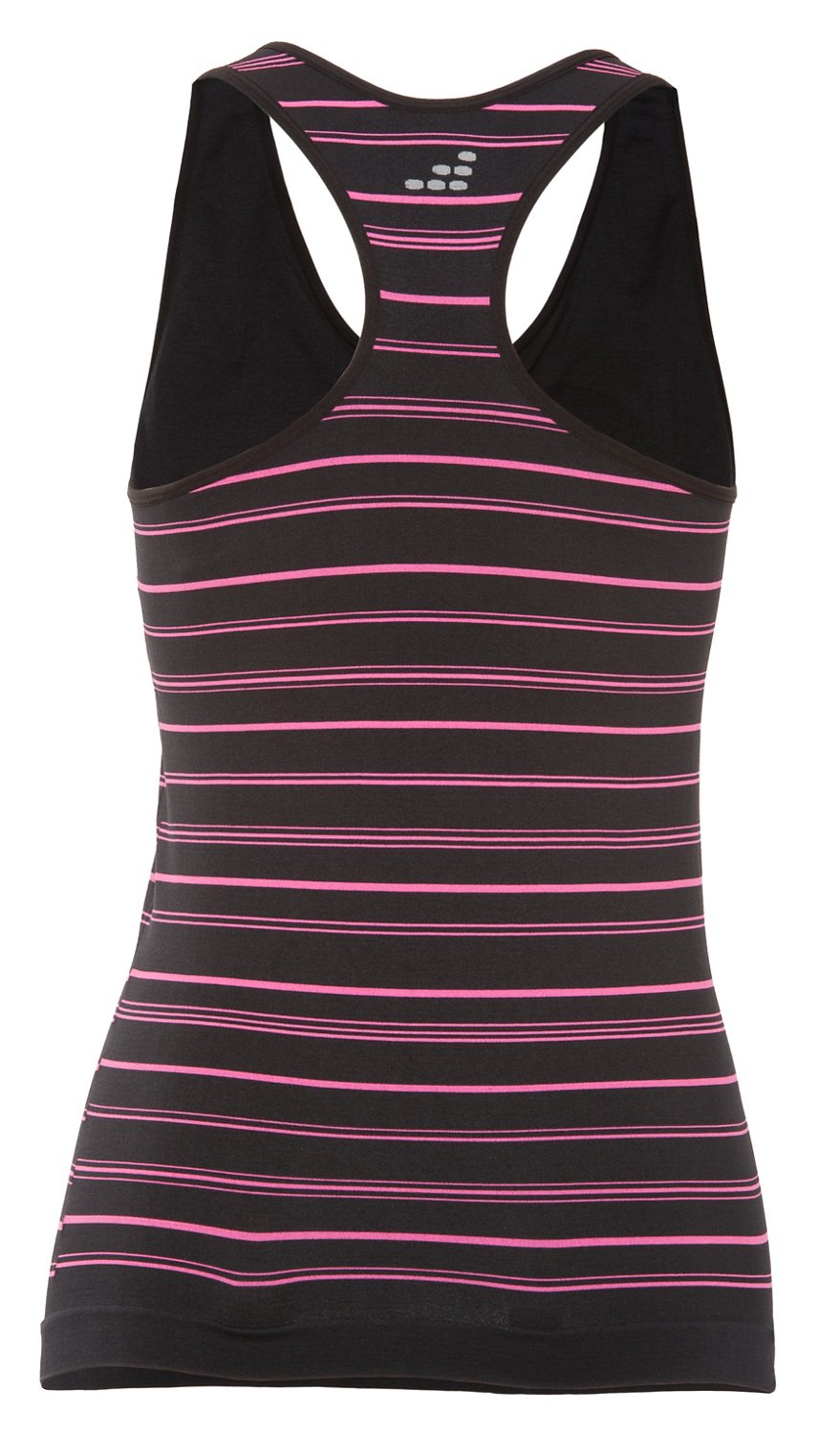 BCG Women's Neon Stripe Removable Cup Seamless Tank Top thumbnail