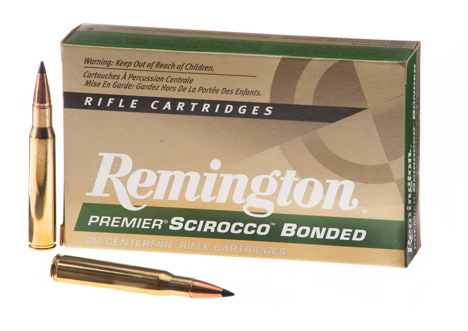 Remington Premier® Scirocco Bonded .30-06 Springfield 150-Grain Centerfire Rifle Ammunition