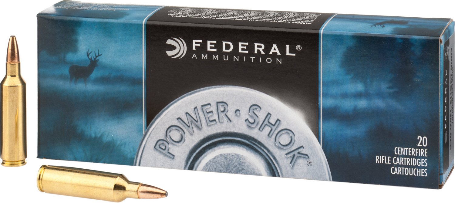 Federal Premium® Power-Shok® .270 Winchester Short Magnum 130-Grain Centerfire Rifle Ammunition
