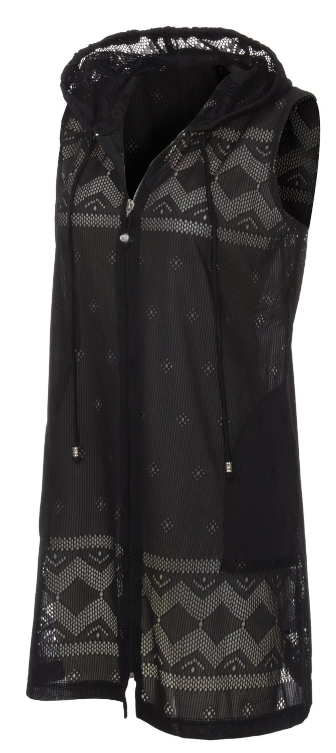 Malibu Women's Wearabouts Solid Hoodie Cover Up