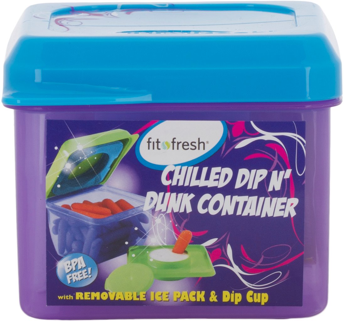 Fit & Fresh Dip N' Dunk Snack Container