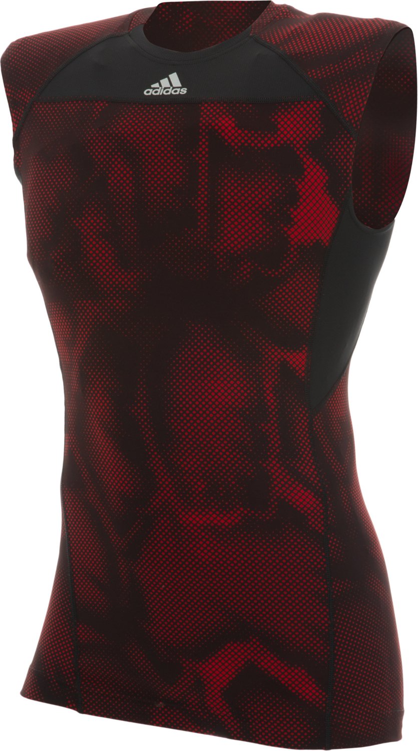 adidas Men's techfit Compression Sting Sleeveless T-shirt