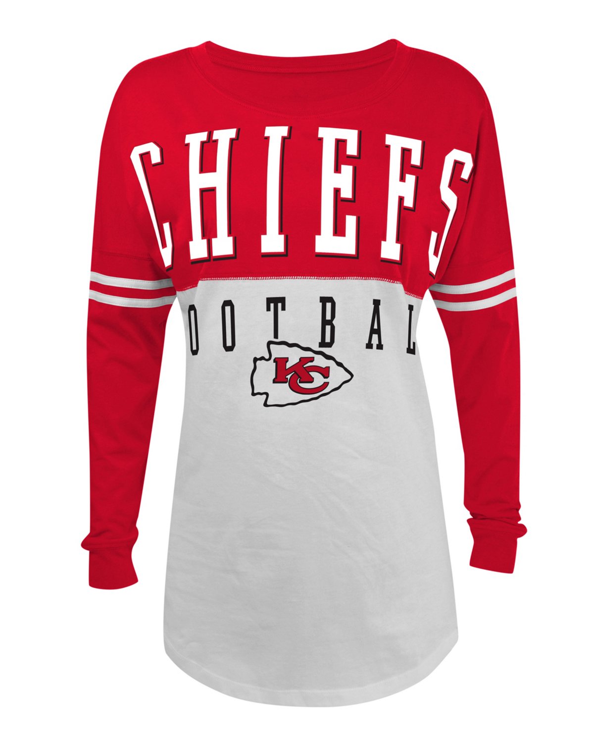 5th \u0026amp; Ocean Clothing Juniors\u0026#39; Kansas City Chiefs Baby Jersey Long ...
