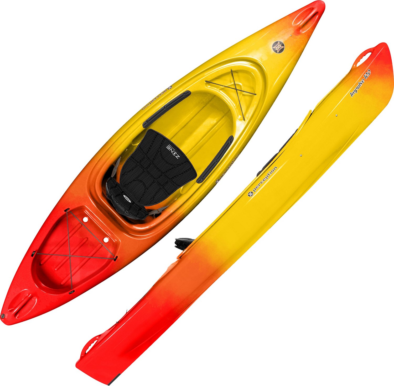 Perception Impulse 10 Sitin Recreational Kayak Academy