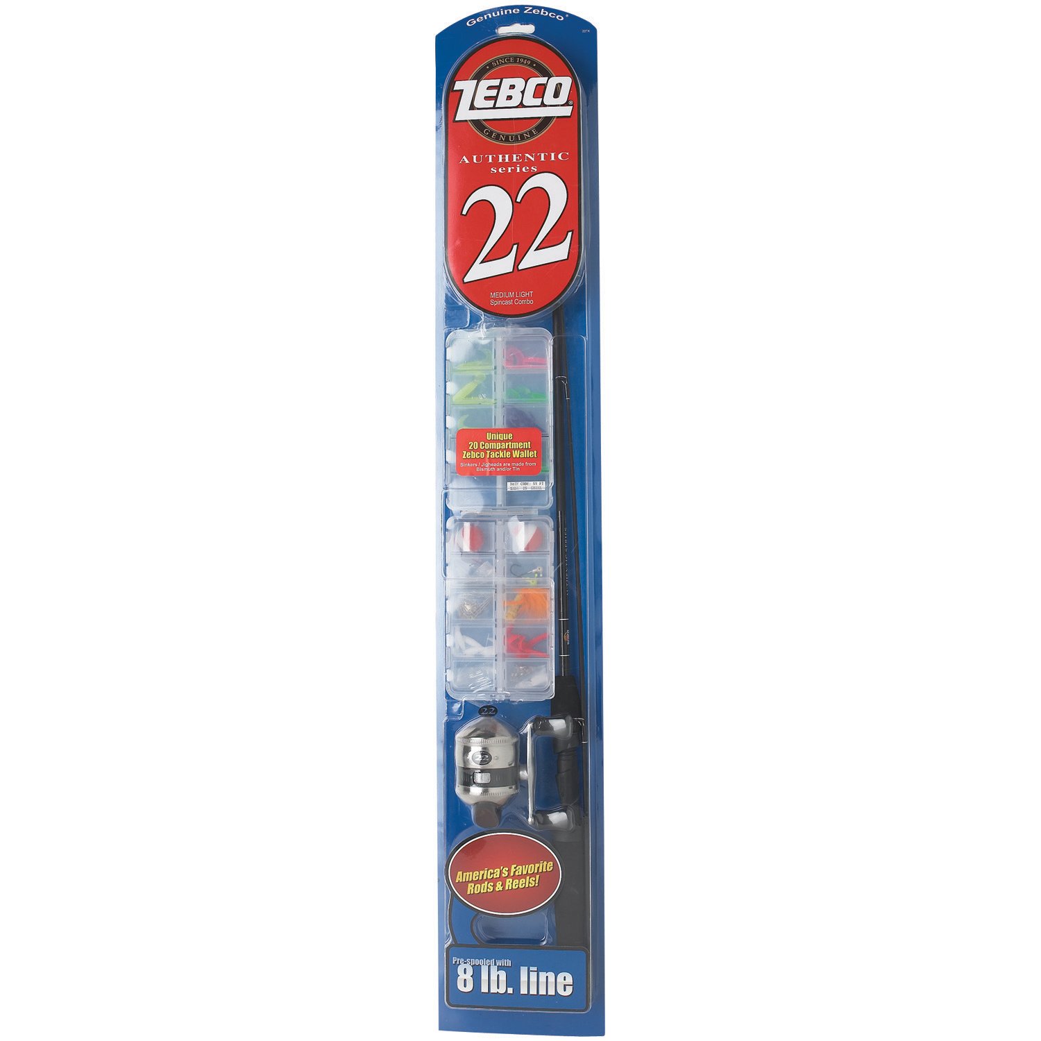 Zebco Authentic™ 22 5' Freshwater Spincast Rod and Reel Combo